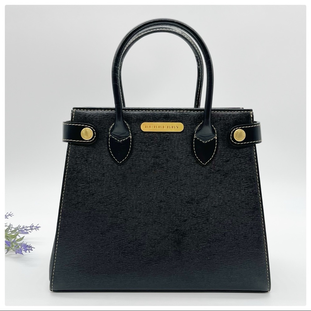 BURBERRY Leather Handbag Satchel